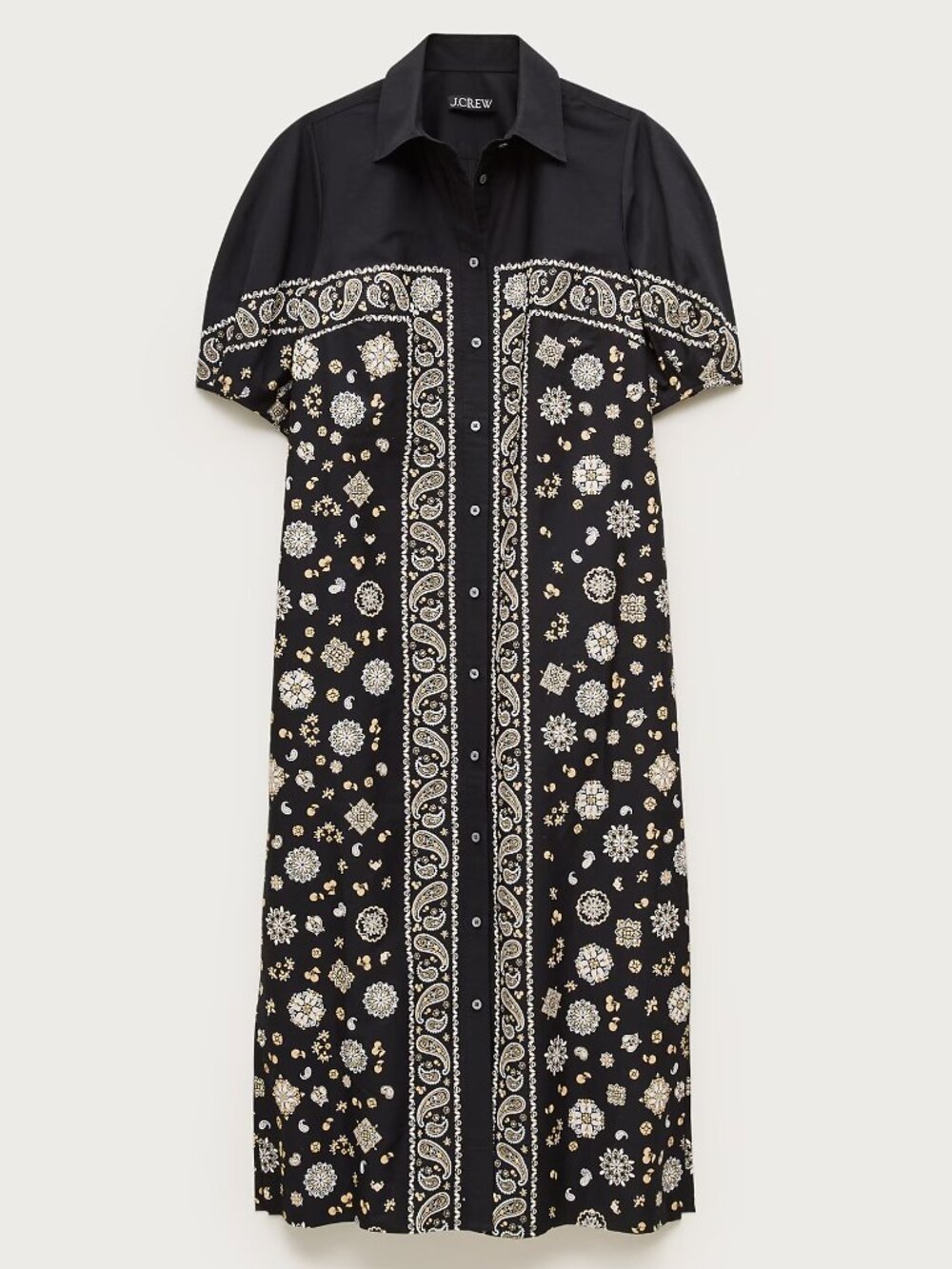J.Crew Shirt dress in bandana-print cotton poplin plus size 22 NWT
